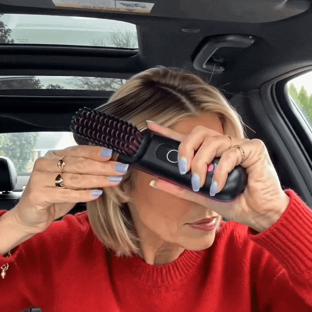 Suava Brush™ — Volumen desde la raíz en dos minutos Cuerpo, brillo y una sola mano.