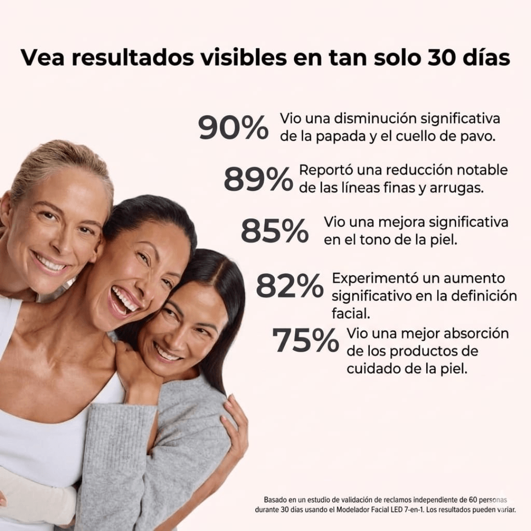 ✨Escultor facial LED 7 en 1 Lumine | Terapia Relajante de Luz led en Casa + Serum EXTRA De Regalo💧💆‍♀️