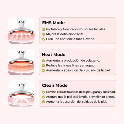 ✨Escultor facial LED 7 en 1 Lumine | Terapia Relajante de Luz led en Casa + Serum EXTRA De Regalo💧💆‍♀️
