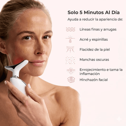 ✨Escultor facial LED 7 en 1 Lumine | Terapia Relajante de Luz led en Casa + Serum EXTRA De Regalo💧💆‍♀️
