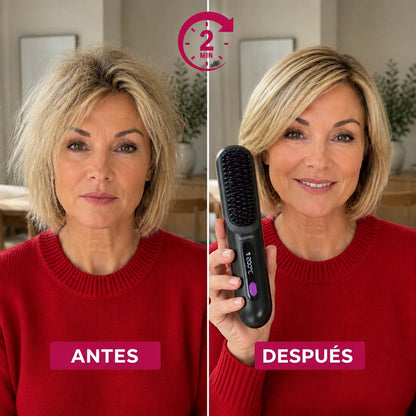 Suava Brush™ — Volumen desde la raíz en dos minutos Cuerpo, brillo y una sola mano.