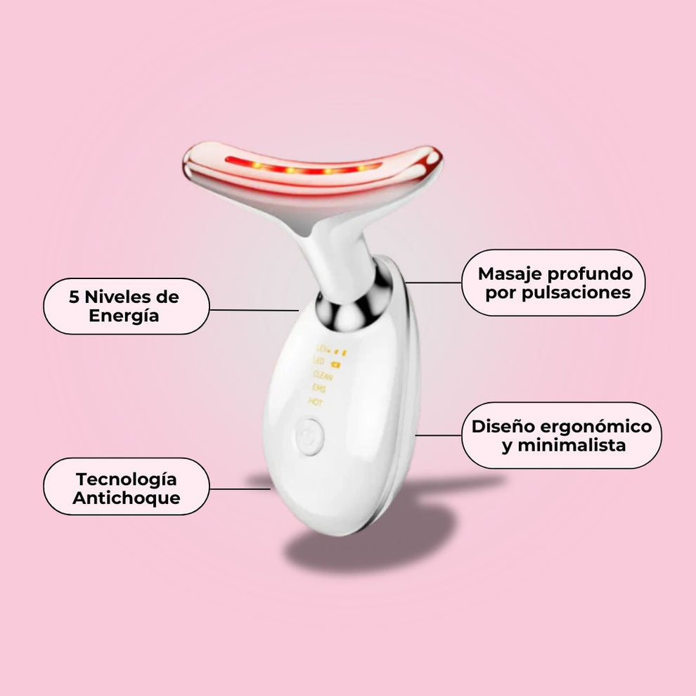 Escultor facial LED 3 en 1 LUMINE + Serum De Regalo