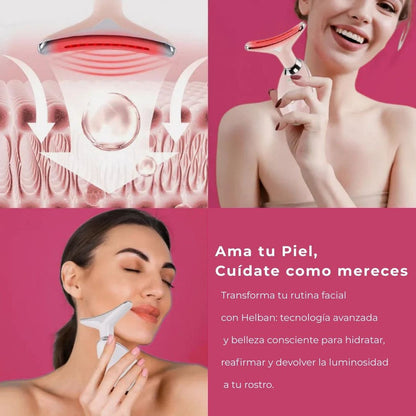 Escultor facial LED 3 en 1 LUMINE + Serum De Regalo