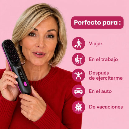 Suava Brush™ — Volumen desde la raíz en dos minutos Cuerpo, brillo y una sola mano.