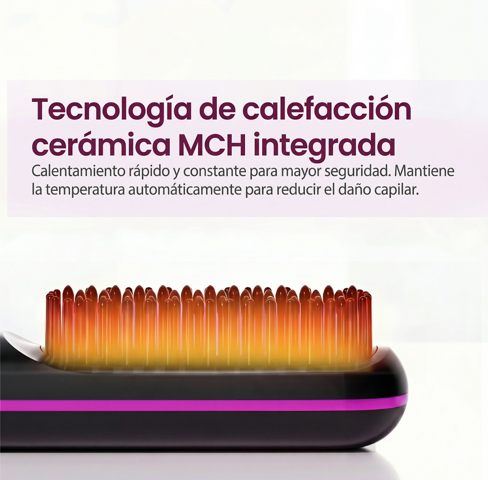 Suava Brush™ — Volumen desde la raíz en dos minutos Cuerpo, brillo y una sola mano.